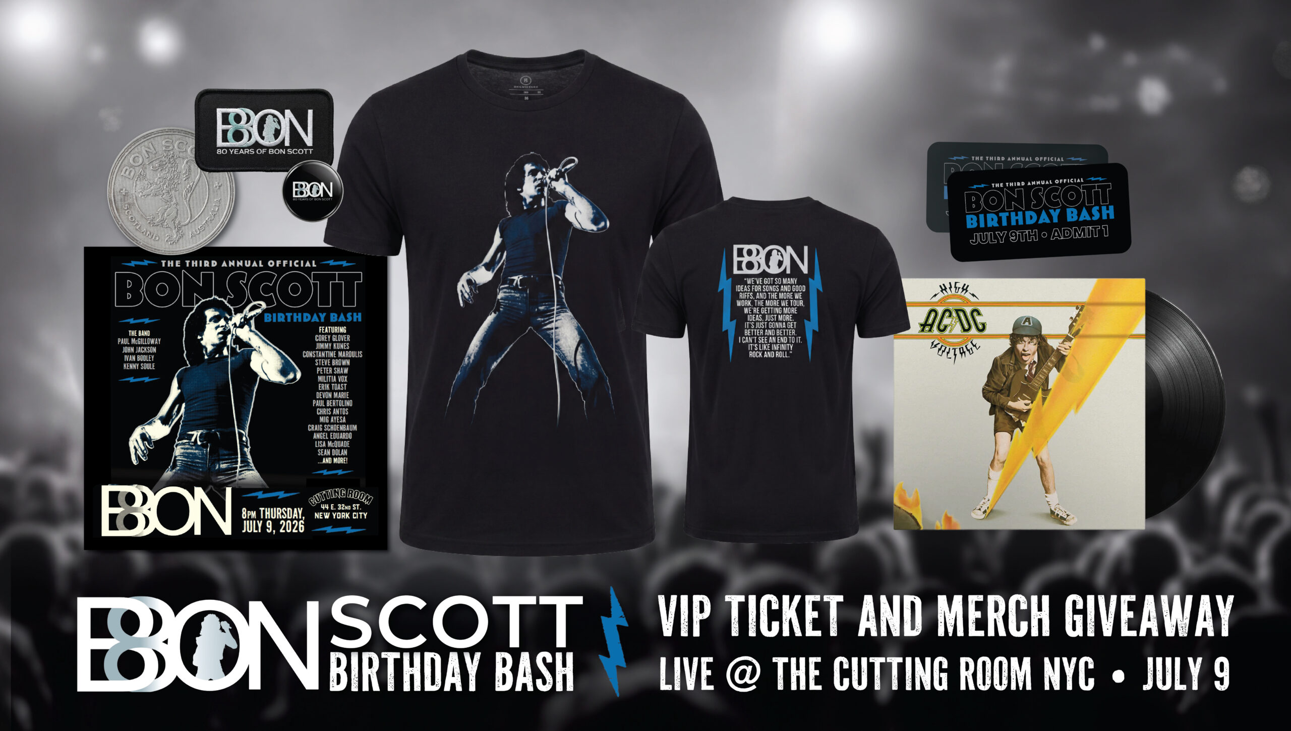BIRTHDAY BASH MERCH + TICKET GIVEAWAY